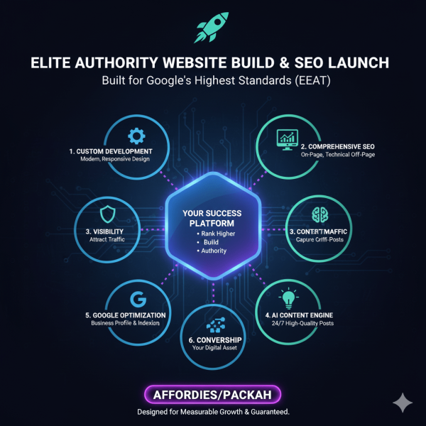 Elite Authority Website Build SEO Launch & EEAT Structure
